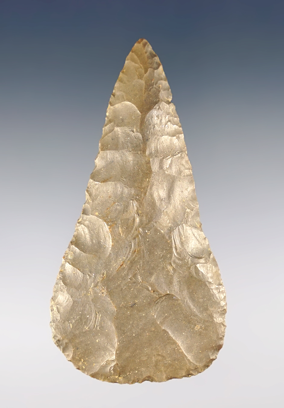 3" Ohio Knife with nice flaking. Ex. Kenny McNeal collection.