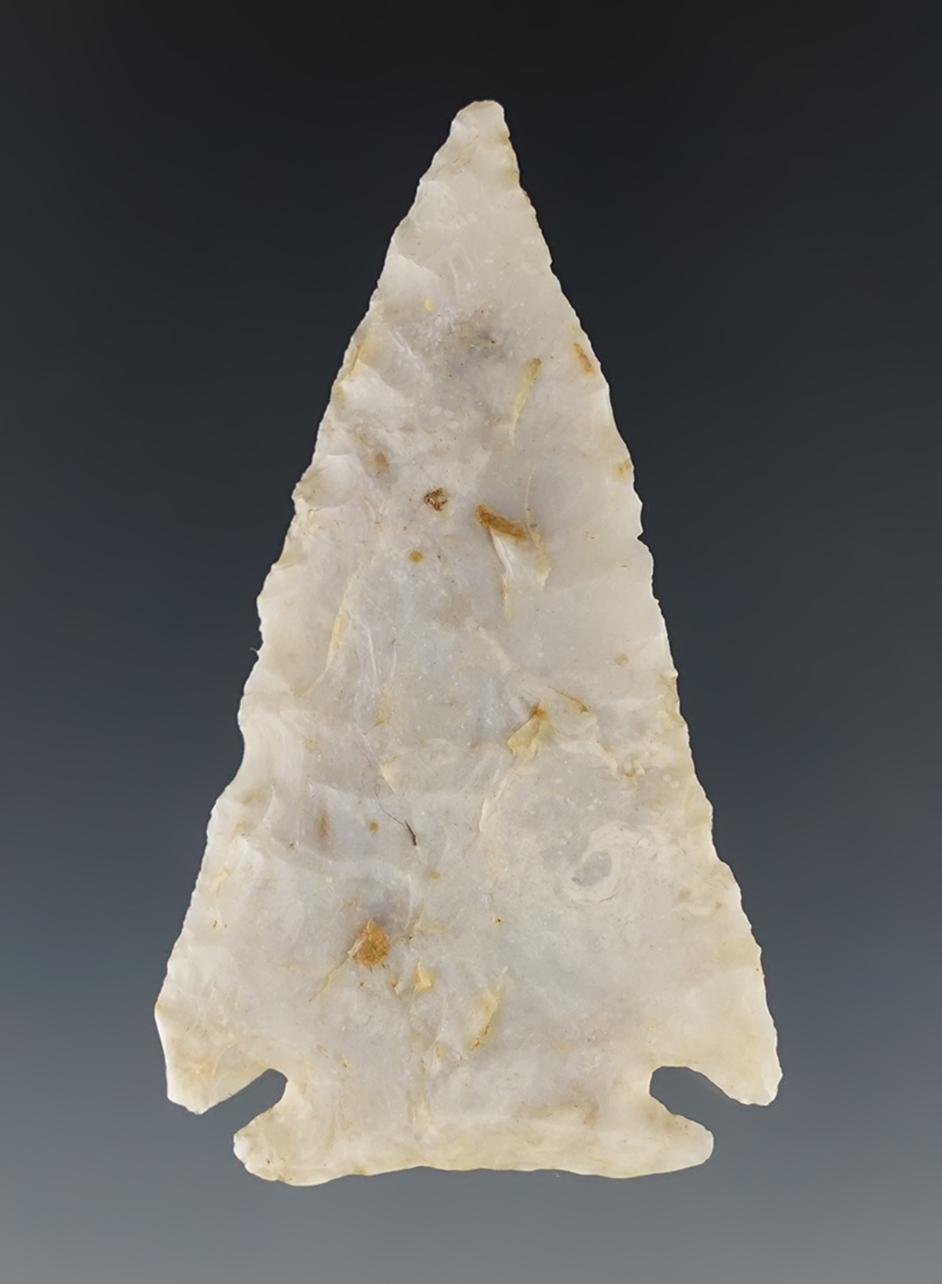 Fine 2 1/16" Flint Ridge Micro Notch found in Licking Co., Ohio.