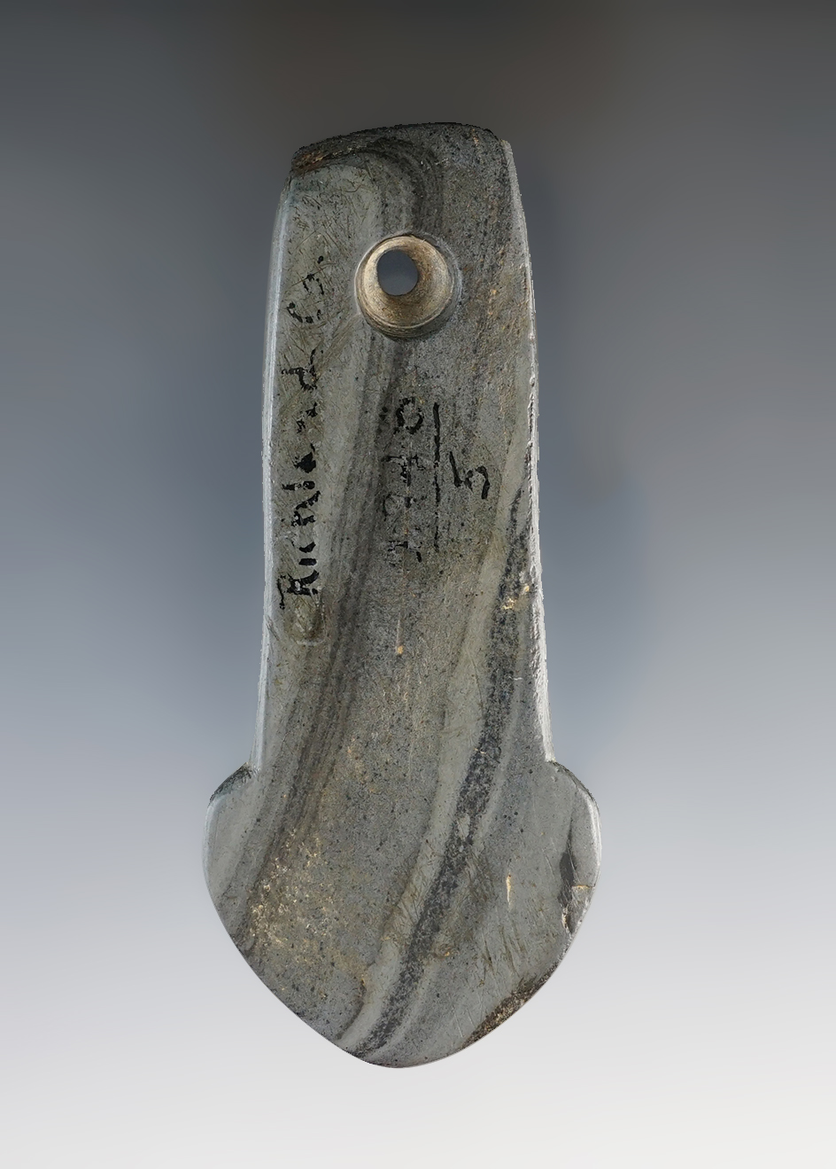 3 13/16" Anchor Pendant - Richland Co., OH. Pictured in Who’s Who #8, page 111 & Ancient Art of Ohio