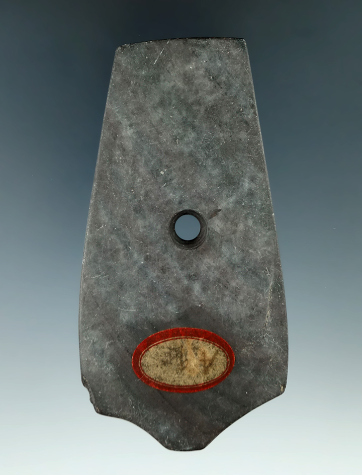 4 3/8" Hopewell Pendant found in or near Strongsville, Cuyahoga Co., Ohio. Ex. Elmer Rudolph Collect