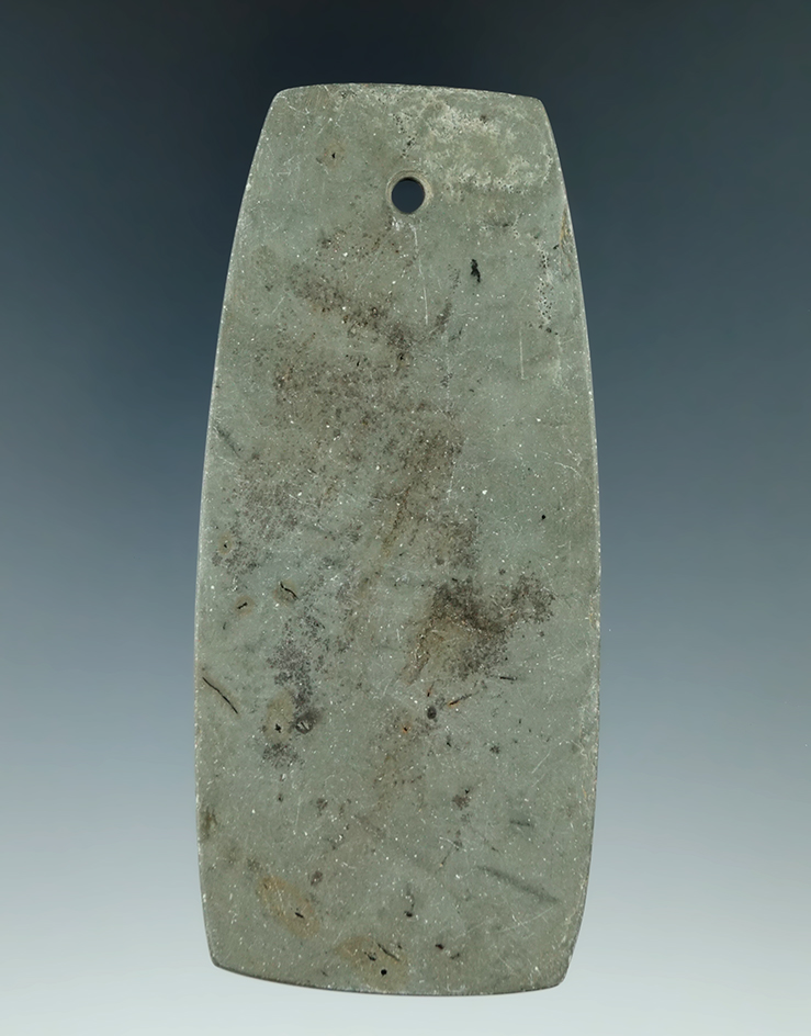 4" Woodland Trapezoidal Pendant made from Slate.