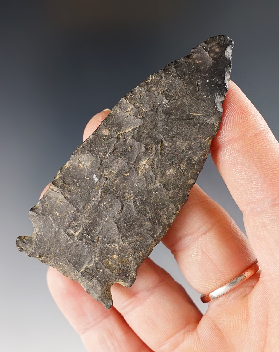 Well made 3 1/16" Cornernotch in excellent condition. Found in Richland Co., Ohio. 