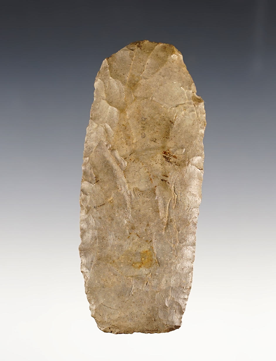 Excellent 3 15/16" Paleo Square Knife found in Ohio. Well patinated. Ex. McFarland, Carpenter.