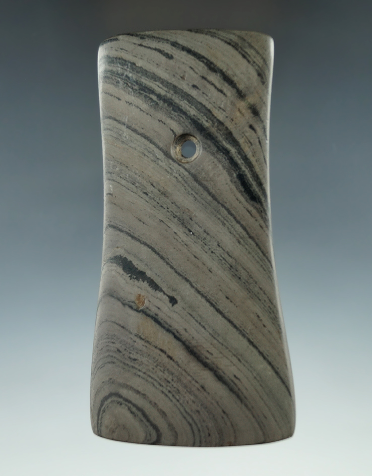 4 1/8" Hopewell Bell Pendant - Mercer Co., OH. Ex. Meuser, Huff, Ammerman,Wagner, Macik, Brooks