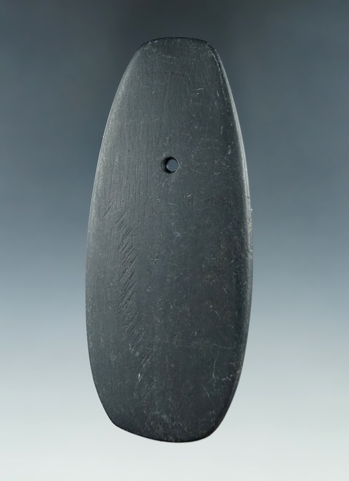 4 1/8" Hopewell Pendant- Darke Co., Ohio. Ex. Norm Kley, Billy Hillen, Dave Kilander, Tom Davis.