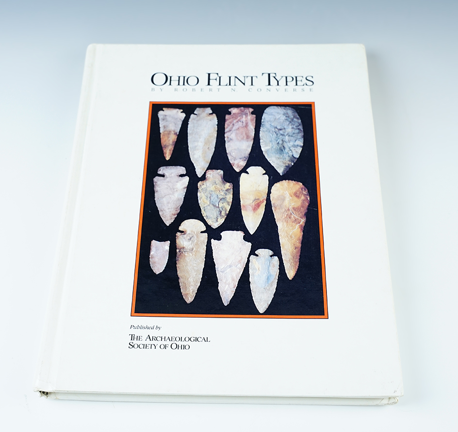 Hardcover Book: "Ohio Flint Types" by Robert N. Converse, copyright 1994. In very good condition.