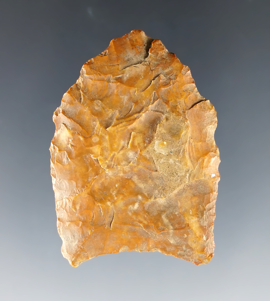 1 15/16" Paleo Point made from colorful Jasper. Found in the Eastern U.S.