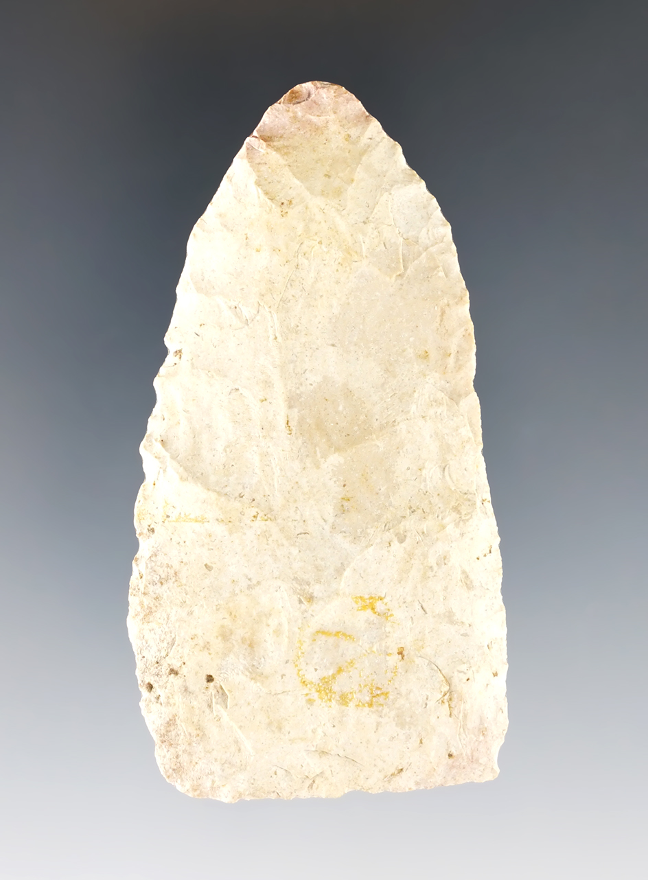 2 7/8" Triangular Knife that is thin and well made. Found in Xenia, Ohio.