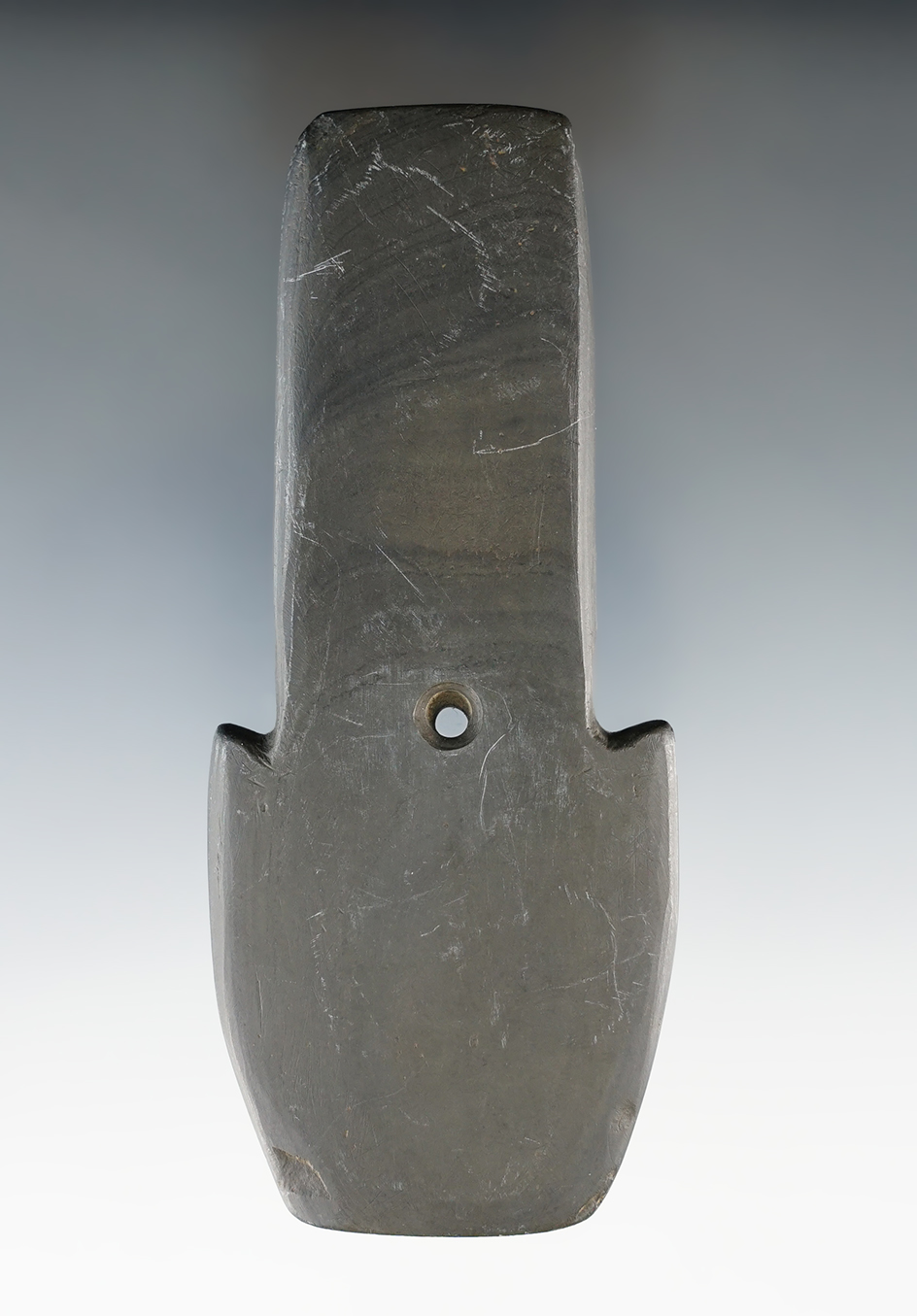 4 9/16" Hopewell Shovel Pendant found in North Central Ohio. Ex. Raymond Vietzen, Mike Barron