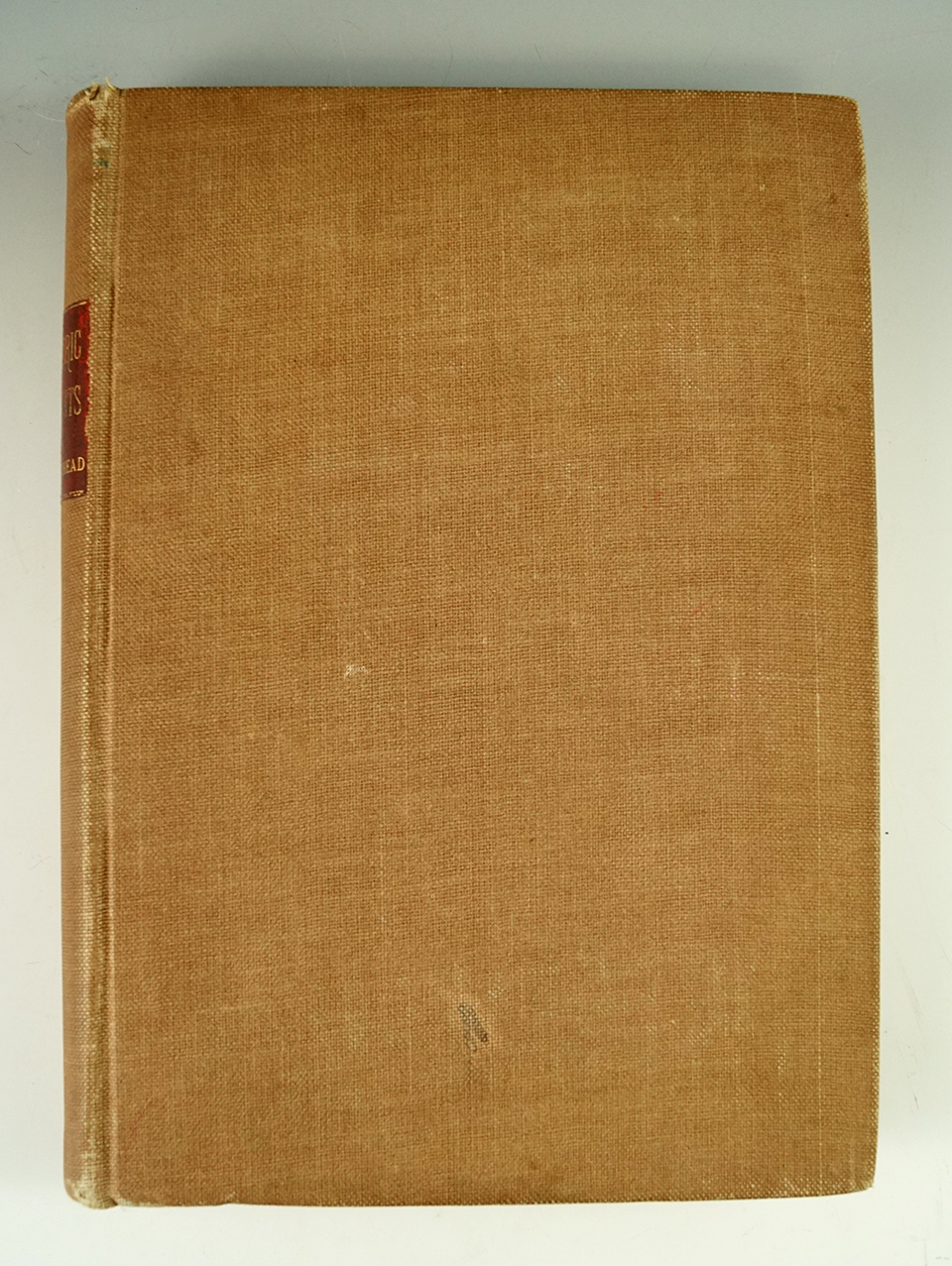 Hardcover Book: "Prehistoric Implements" by Warren K. Moorehead. 1900.  Has some wear.