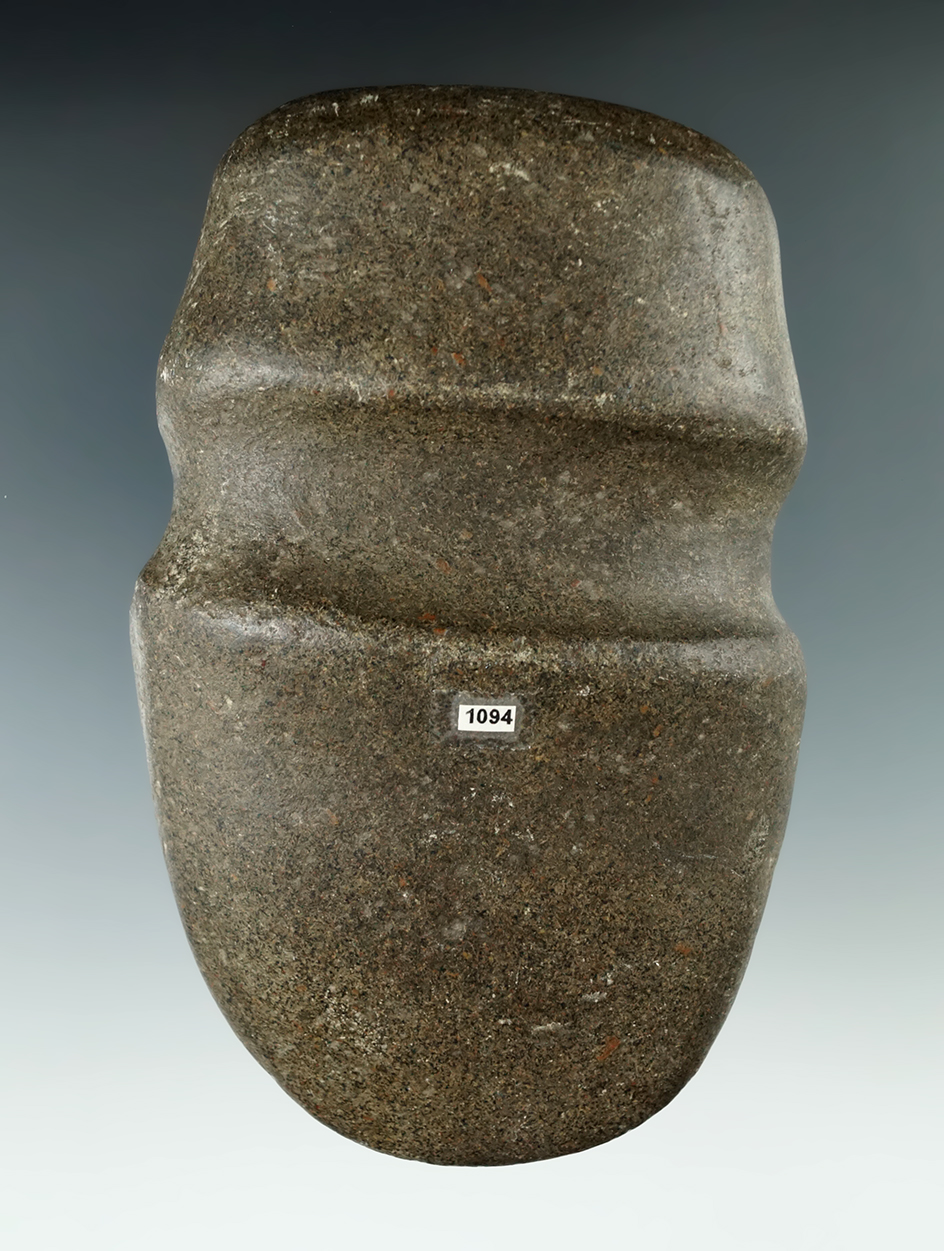 Highly polished 5 3/4" Full Groove Axe found in Chillicothe Ohio.