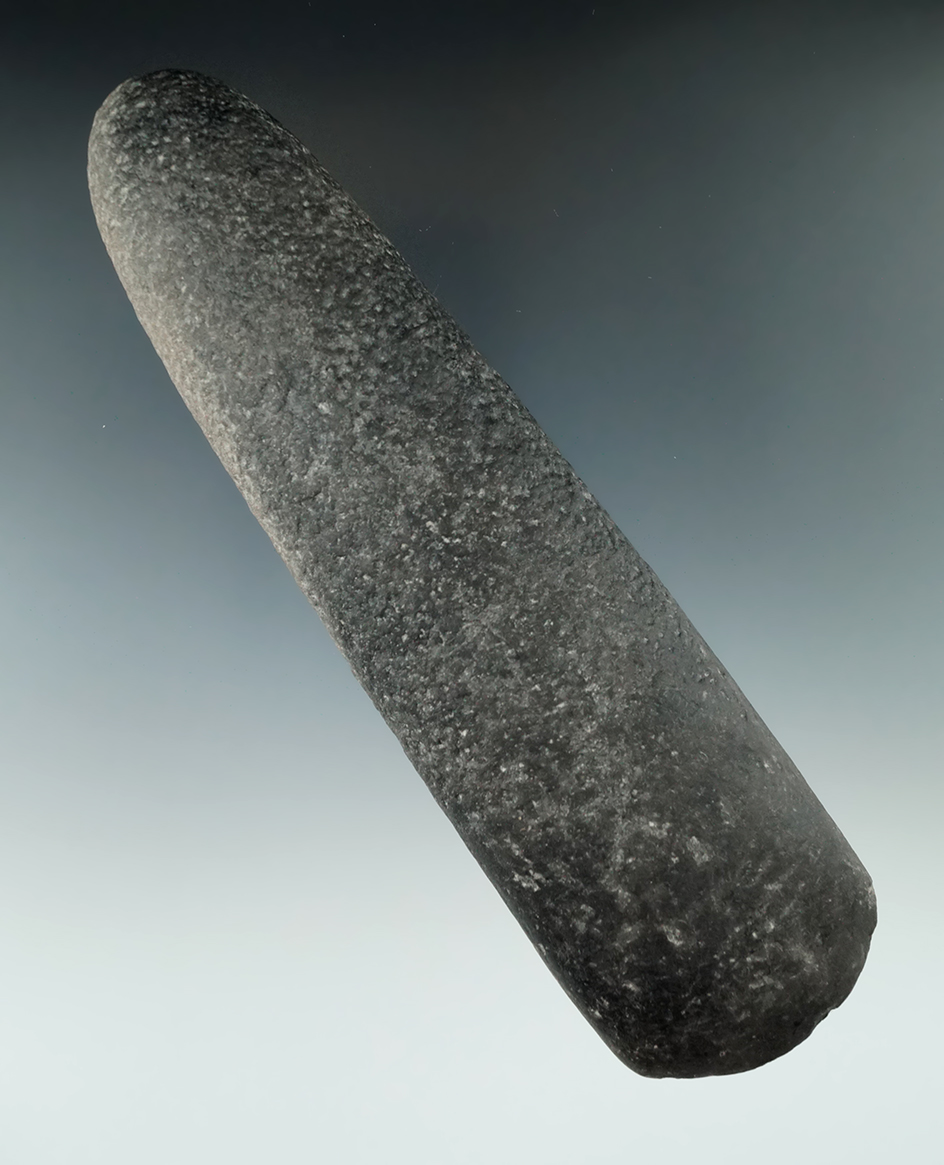 7 3/4" Hardstone Celt found in Clermont Co., Ohio with nice use polish.