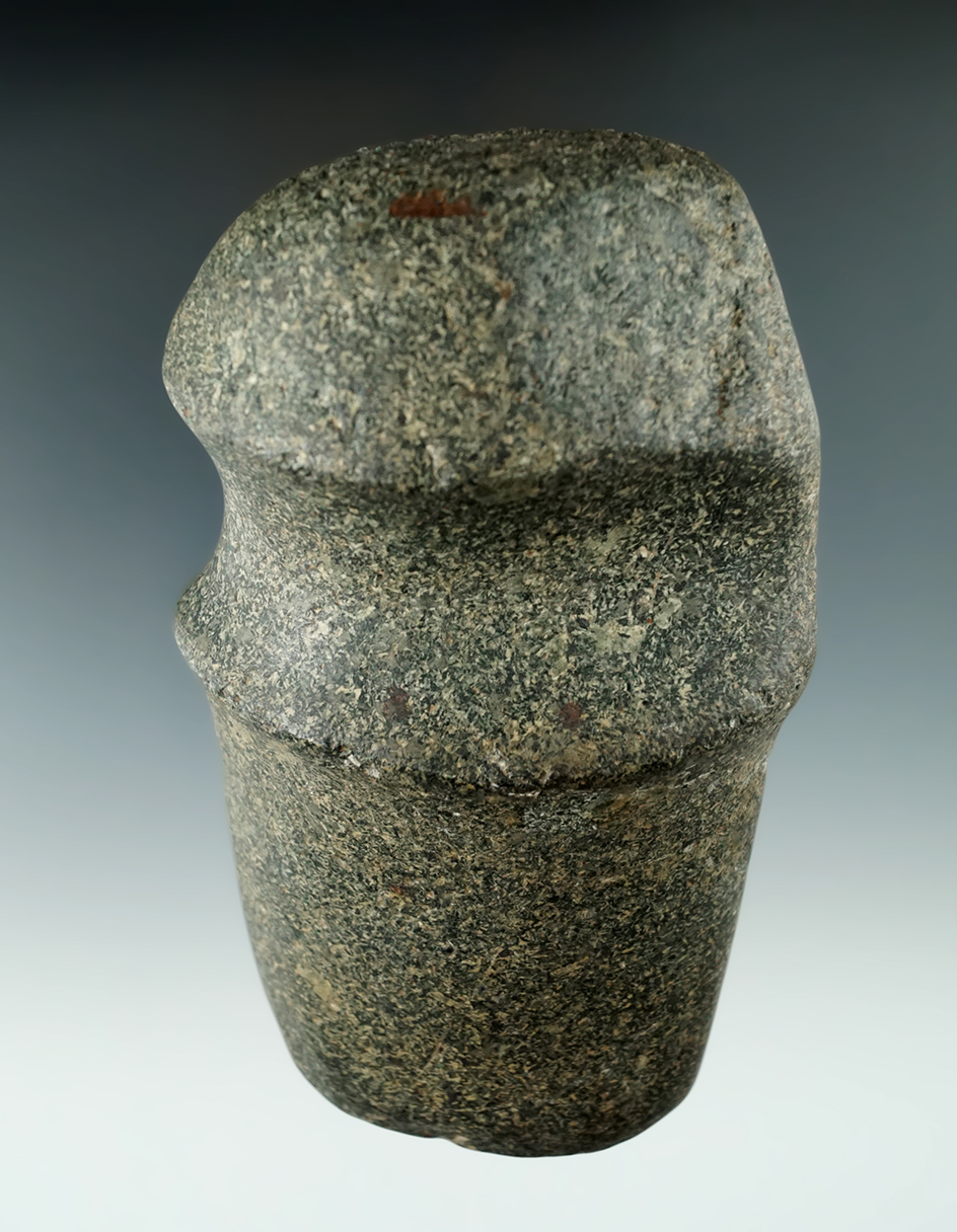 5"    3/4 Groove Axe with a unique salvaged gouge bit found in Miami Co., Ohio.