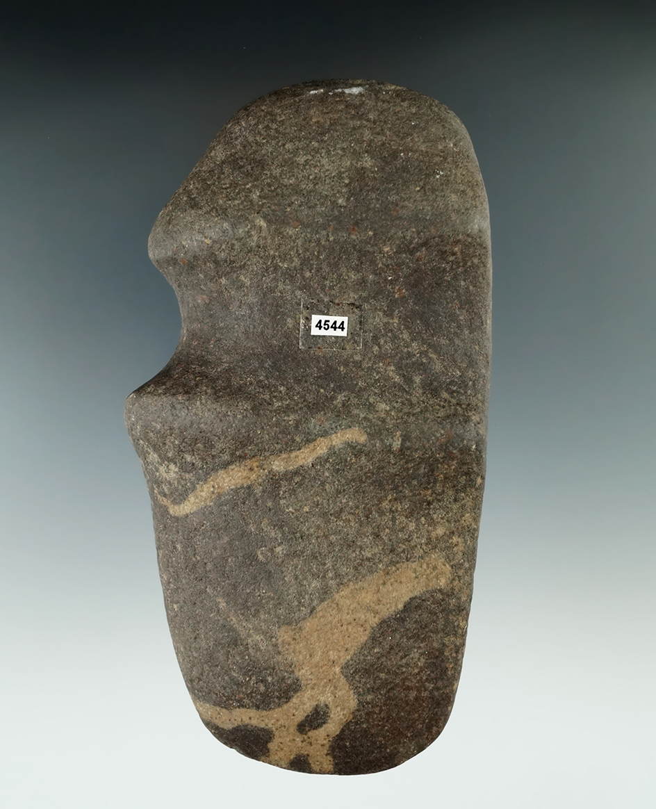 6 1/8" 3/4 Groove Axe found in Miami Co., Ohio.  Ex. Glen Spray.