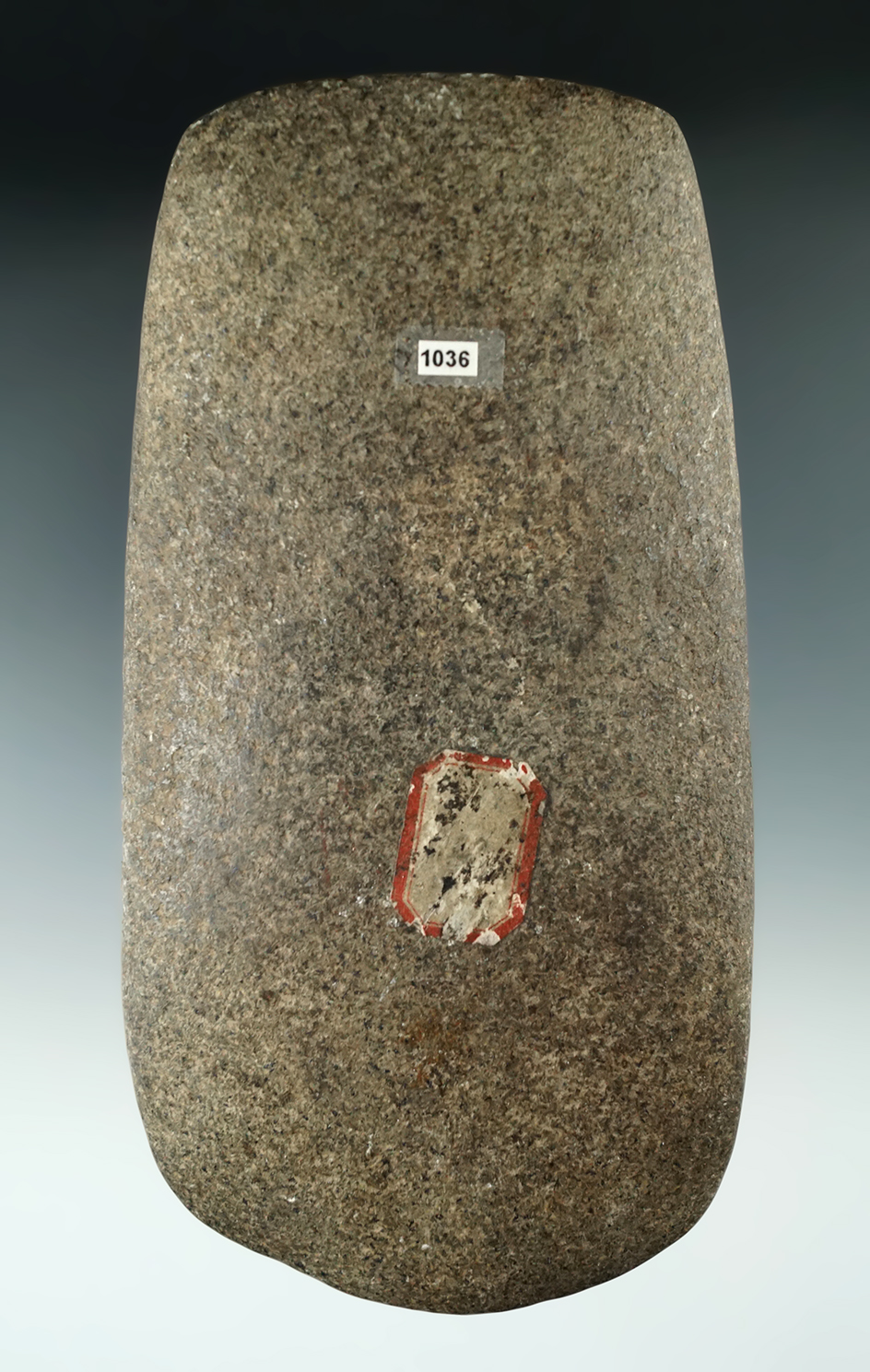 6 3/8" Hardstone Celt found in Auglaize Co., Ohio.  Ex. Doc Stulman.