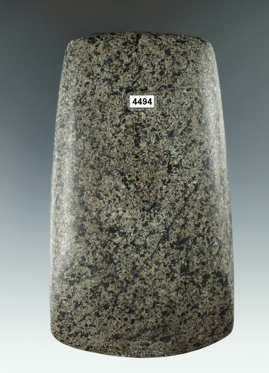 4 1/8" Hopewell Celt made from Granite.