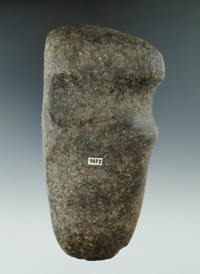 5 1/8" Hardstone 3/4 Groove Axe found in Miami Co., Ohio.