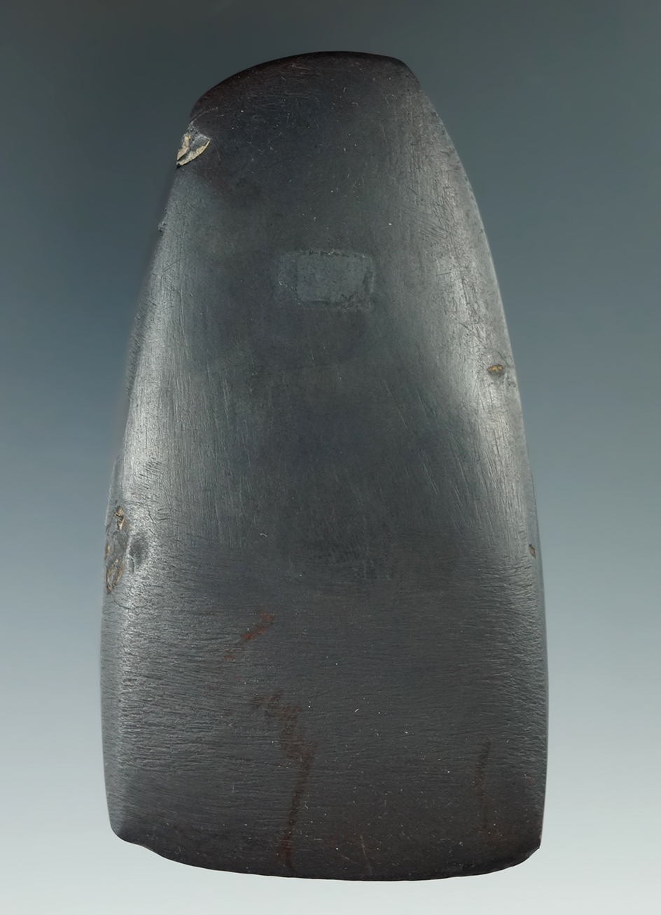 3 15/16" Hematite Celt found in Ohio.