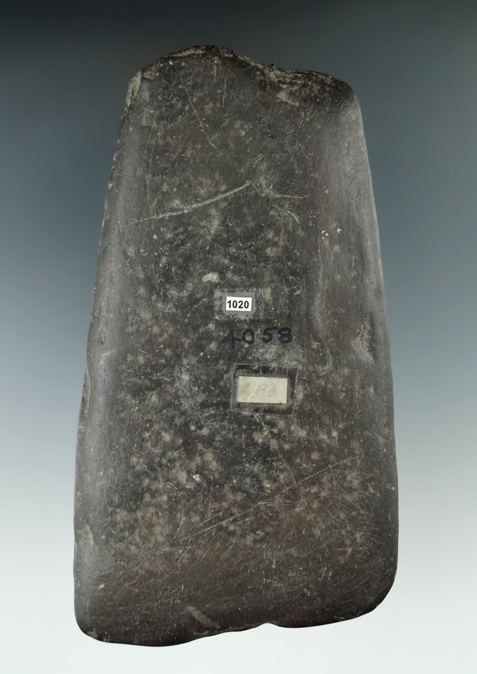 6 1/2" Adena Slate Celt.  Ex. Wachtel.