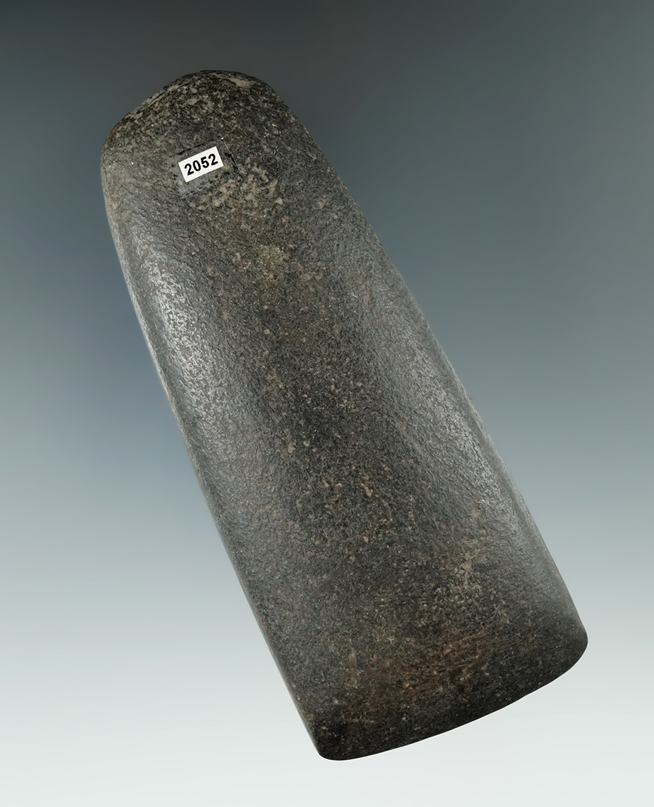 Excellent polish and patina on this 5 1/8" Adena Hardstone Celt - Rose Hill, Darke Co., Ohio.
