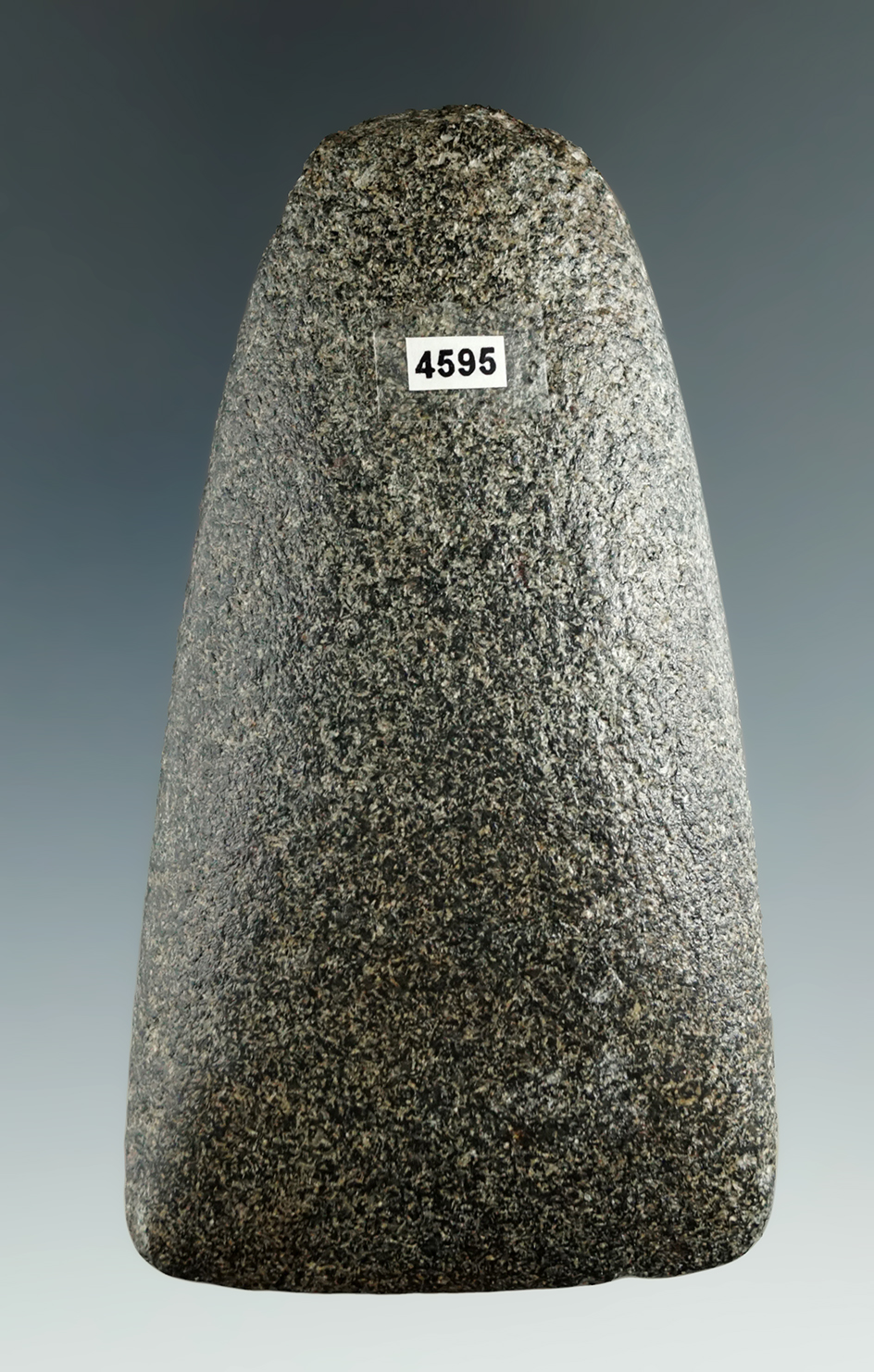 3 9/16" Hardstone Celt found in Ohio.  Ex. Rene Battinau.