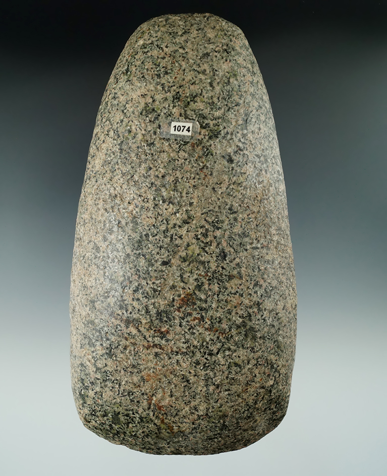 6 5/8" Granite Celt found in Miami Co., Ohio.
