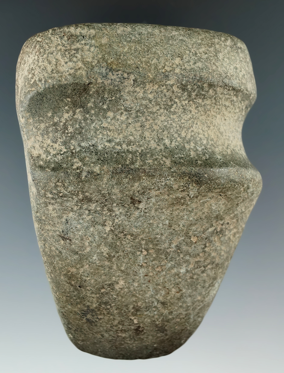 3 7/8" Long 3/4 Groove Axe found in Fayette Co., Ohio. Ex. Paul Rankin.