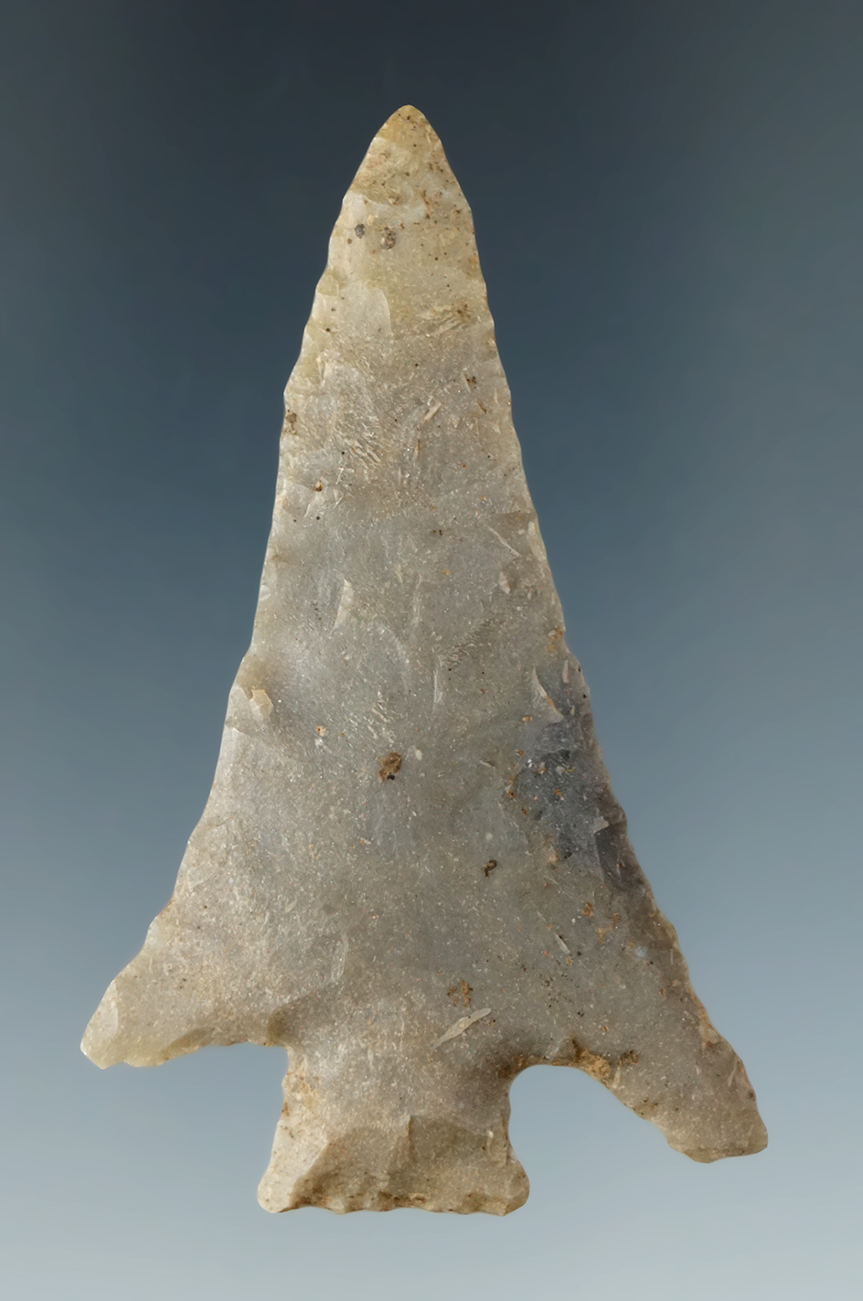 2 1/2" Hornstone Buck Creek found in Kentucky. Ex. Steve Walker Collection. Davis COA.