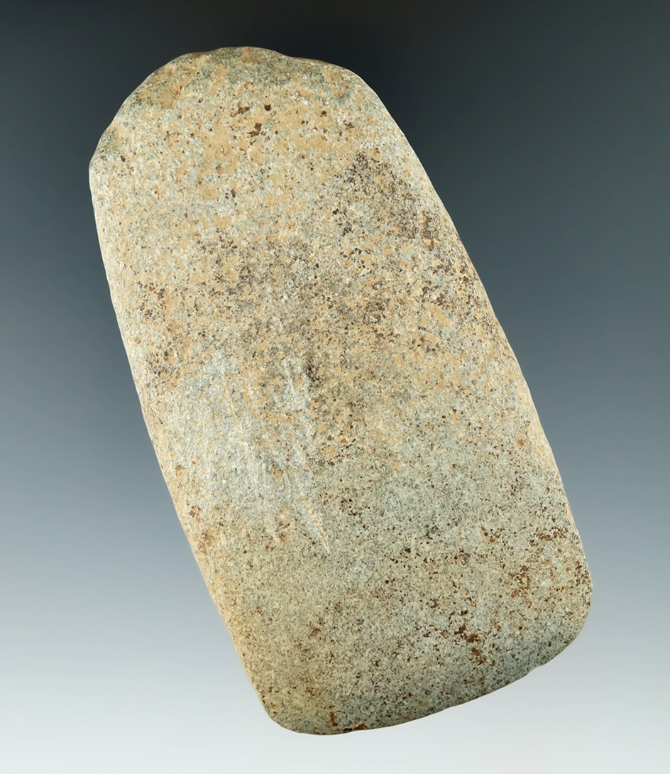 4 1/16" Celt with a nicely polished bit, found in Columbiana Co., Ohio.