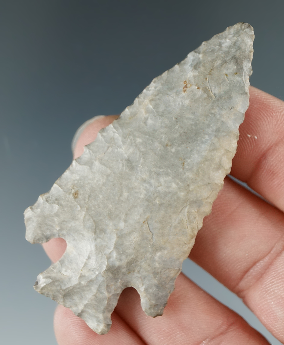 2 7/16" Archaic Cornernotch found in Kentucky. Ex. Steve Walker.