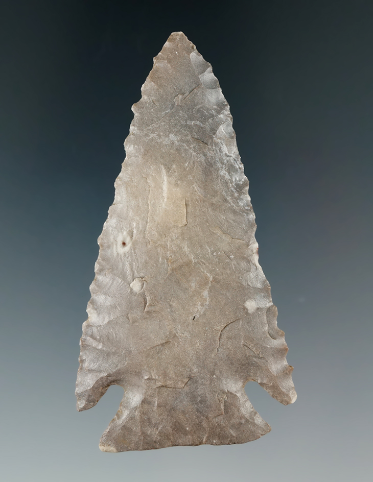 1 13/16" Pinetree found in Missouri. Comes with a Davis COA.