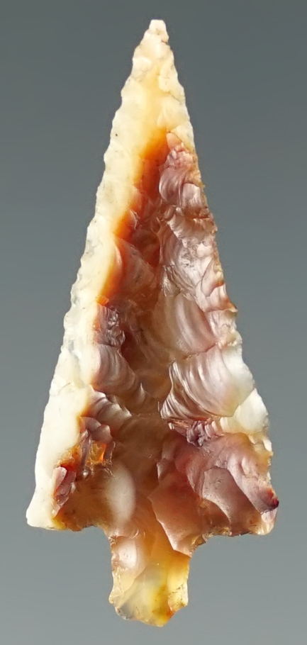 1 1/8" Wallula made from caramel and white Agate. Found near the Columbia River, Oregon.