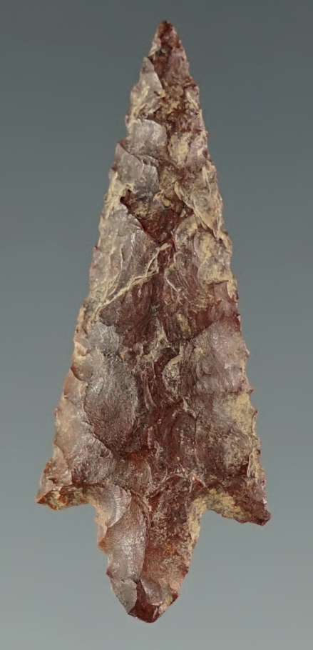 1 3/8" Wallula made from brown Jasper. Found near the Columbia River, Oregon.