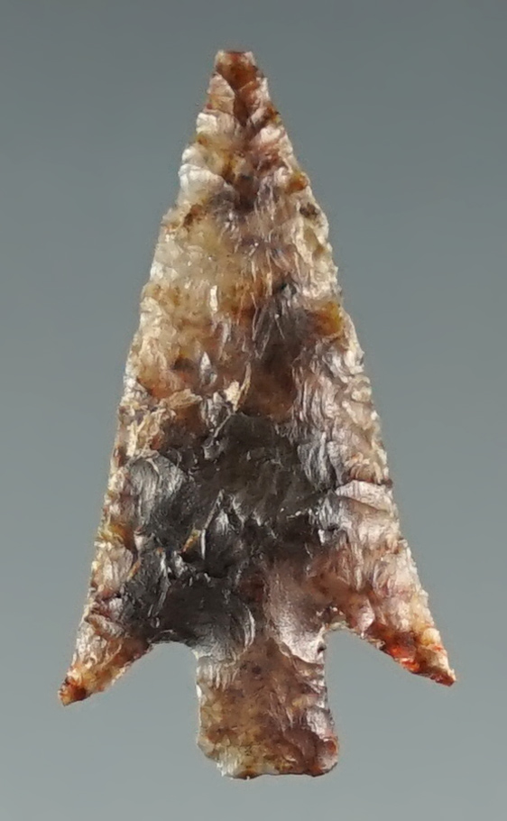 7/8" Columbia Plateau made from translucent brown Agate. Found near the Columbia River, Oregon.