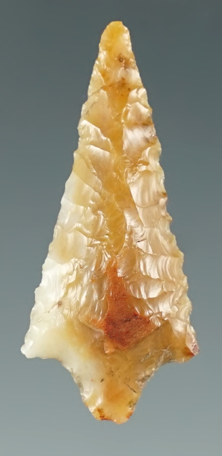 1 3/8" Rabbit Island made from caramel and white Agate. Found near the Columbia River, Oregon.