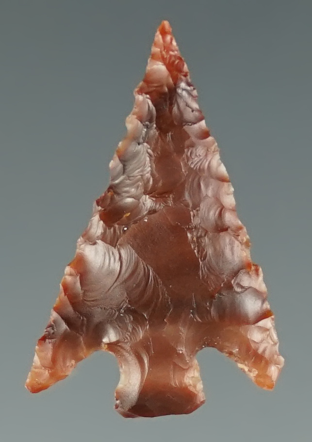 7/8" Columbia Plateau made from brown Agate. Found near the Columbia River, Oregon.