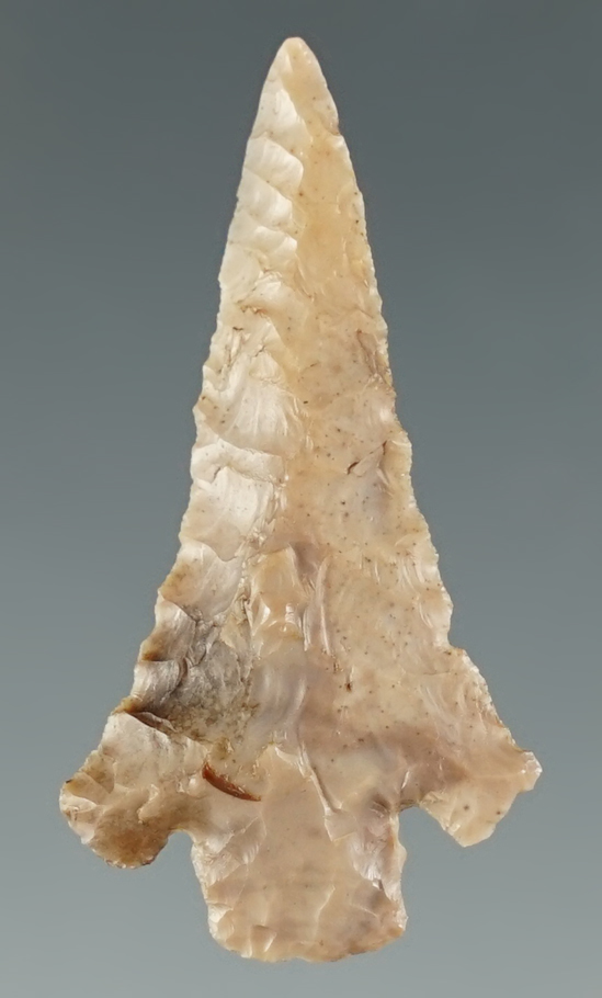 1 1/4" Columbia Plateau made from gray Agate. Found near the Columbia River, Oregon.