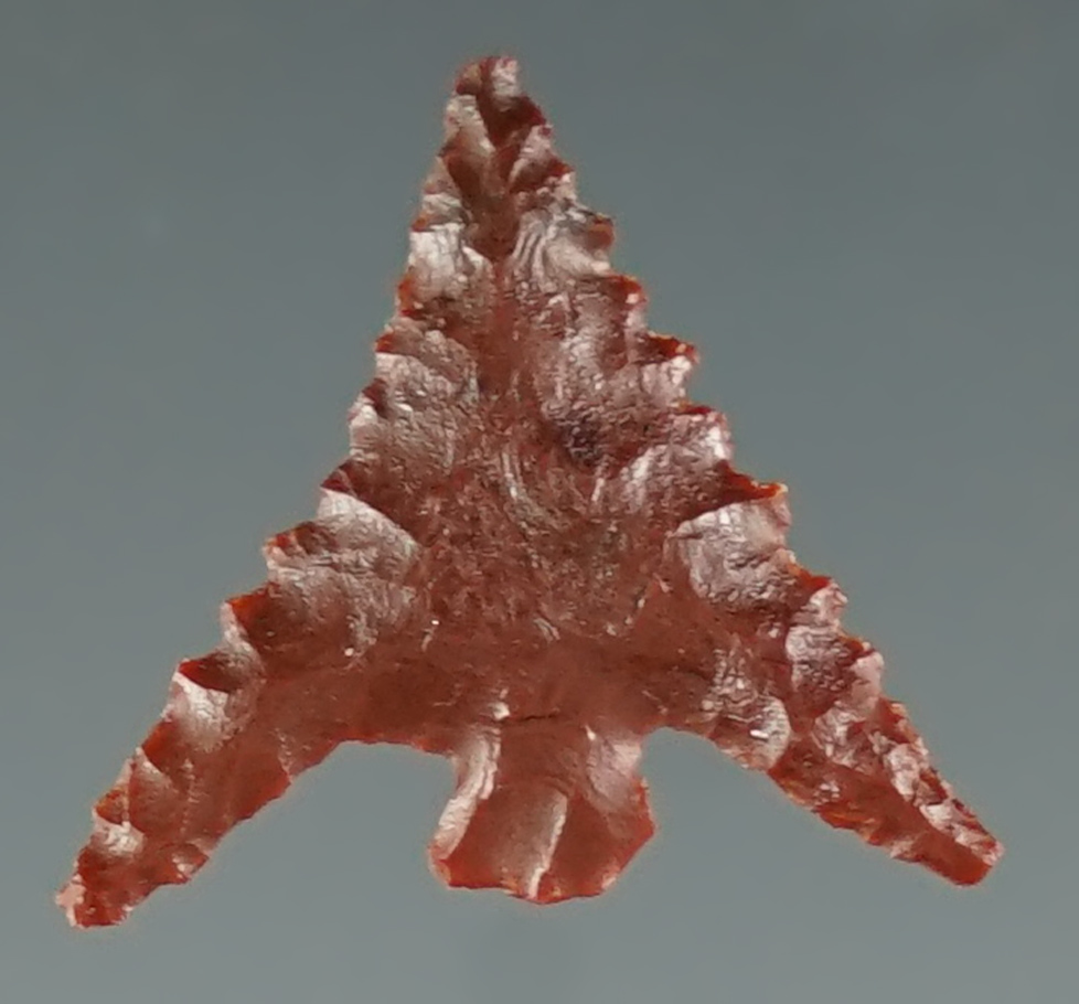 5/8" Columbia Plateau made from brown Jasper. Found near the Columbia River, Oregon.