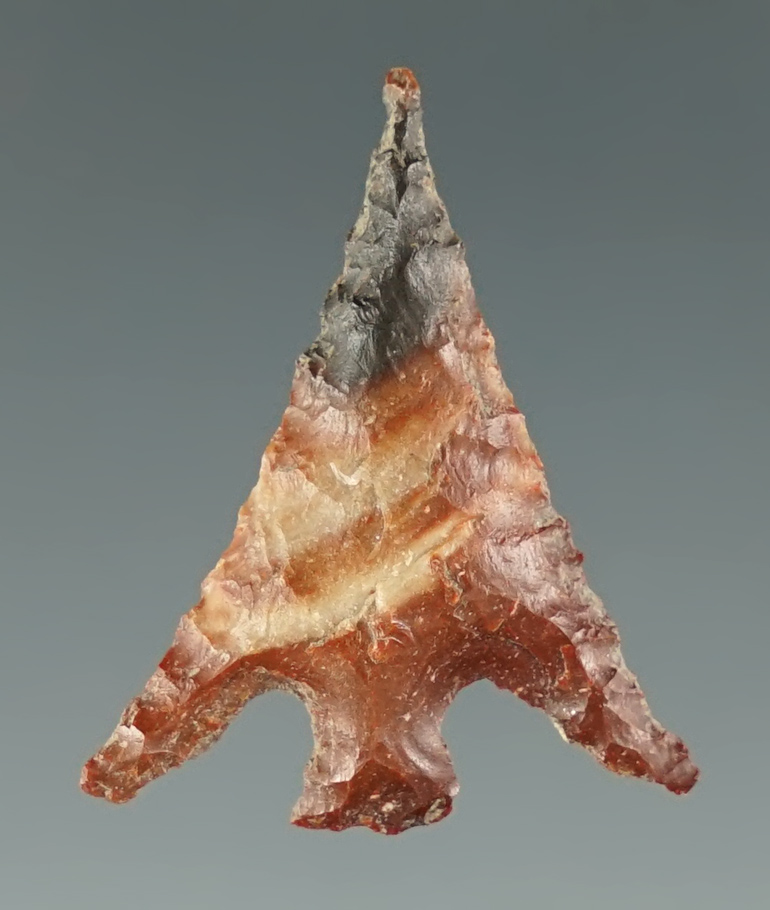 1" Columbia Plateau made from brown Jasper. Found near the Columbia River, Oregon.