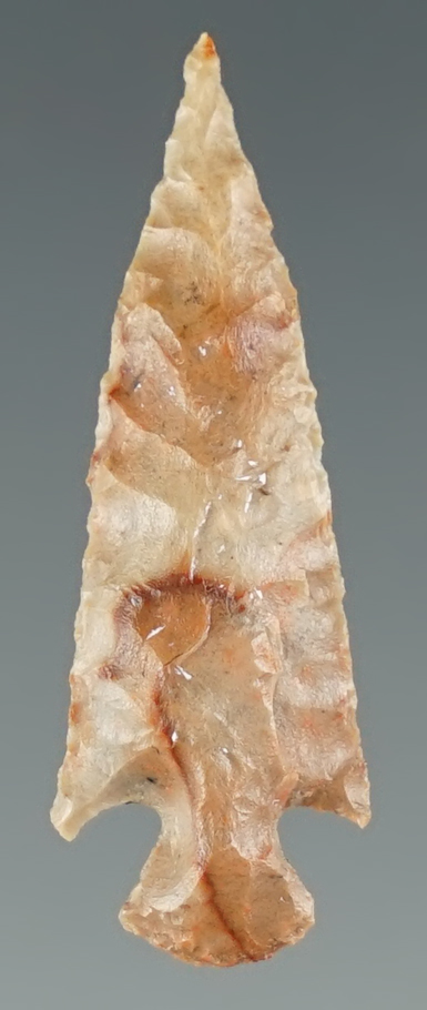 1 1/8" Klickitat Dagger made from brown Jasper. Found near the Columbia River, Oregon.