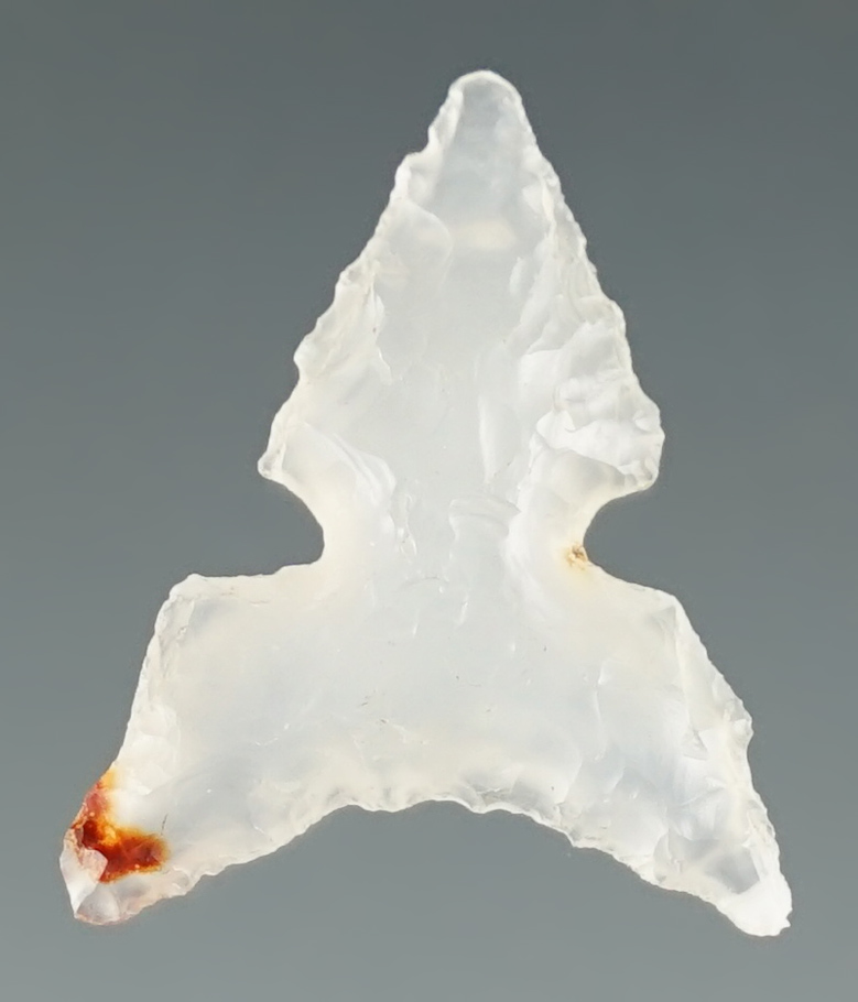 7/8" Desert Sierra made from clear Agate. Found near the Columbia River, Oregon.