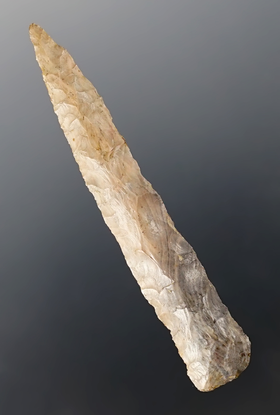 Nice 2 7/8" Ohio Drill made from rare Flint Ridge Nethers Flint.