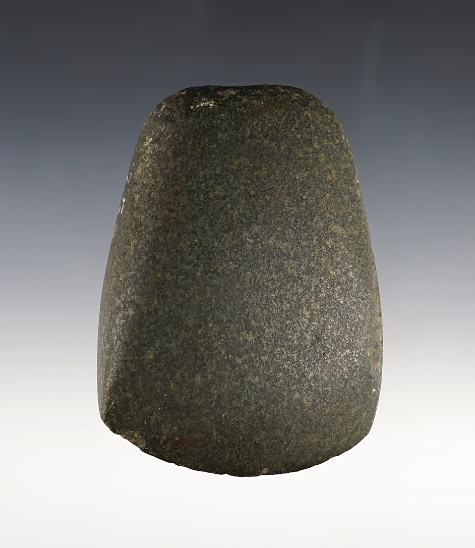 3 7/8" Granite Celt found at the Feurt Village Site by Dr. Stanley Copeland in Scioto Co., Ohio. 
