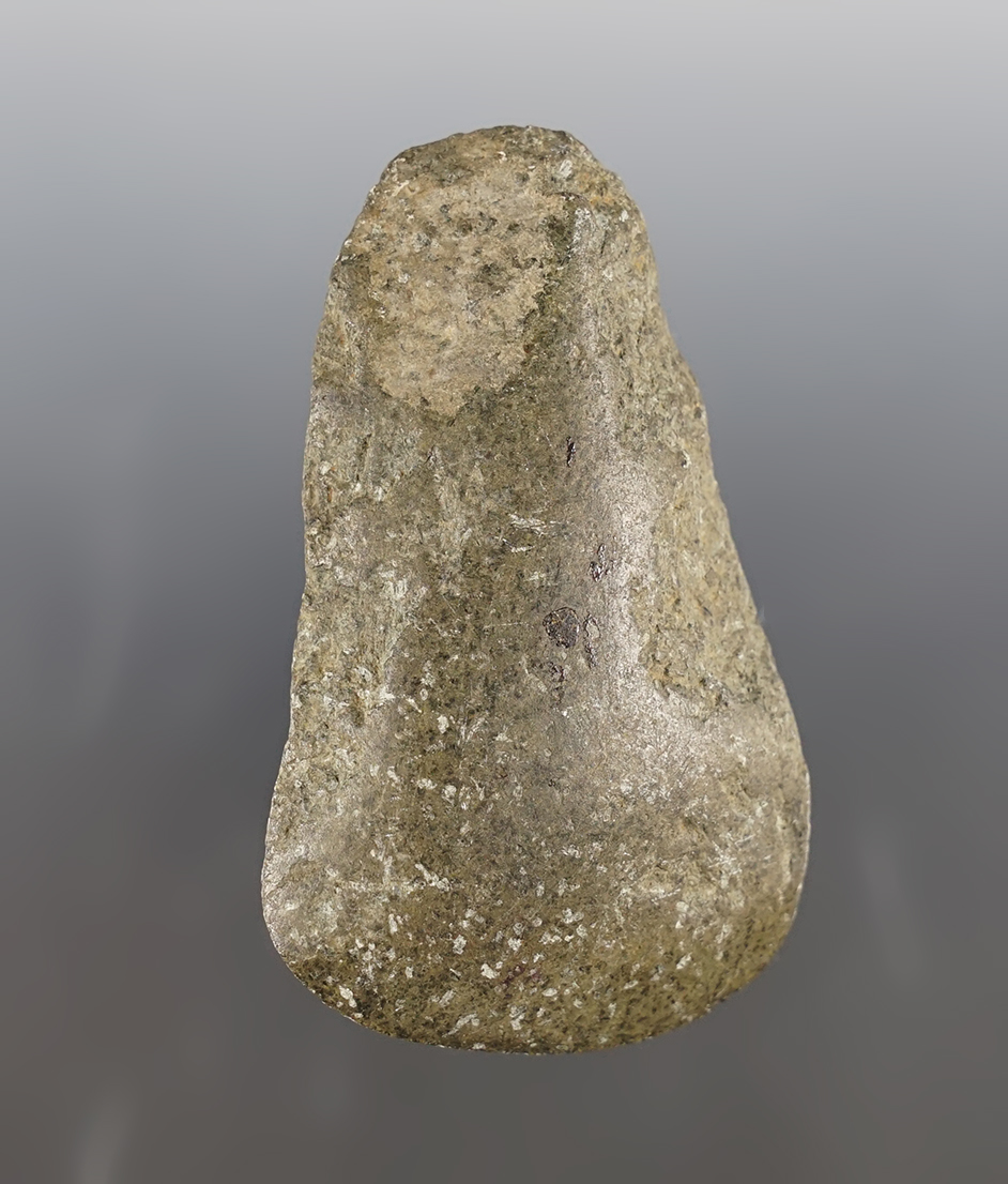 3 1/2" Celt that is well polished - Butler Co., Ohio. From the old pre-1950's collection of Jeff Jones.