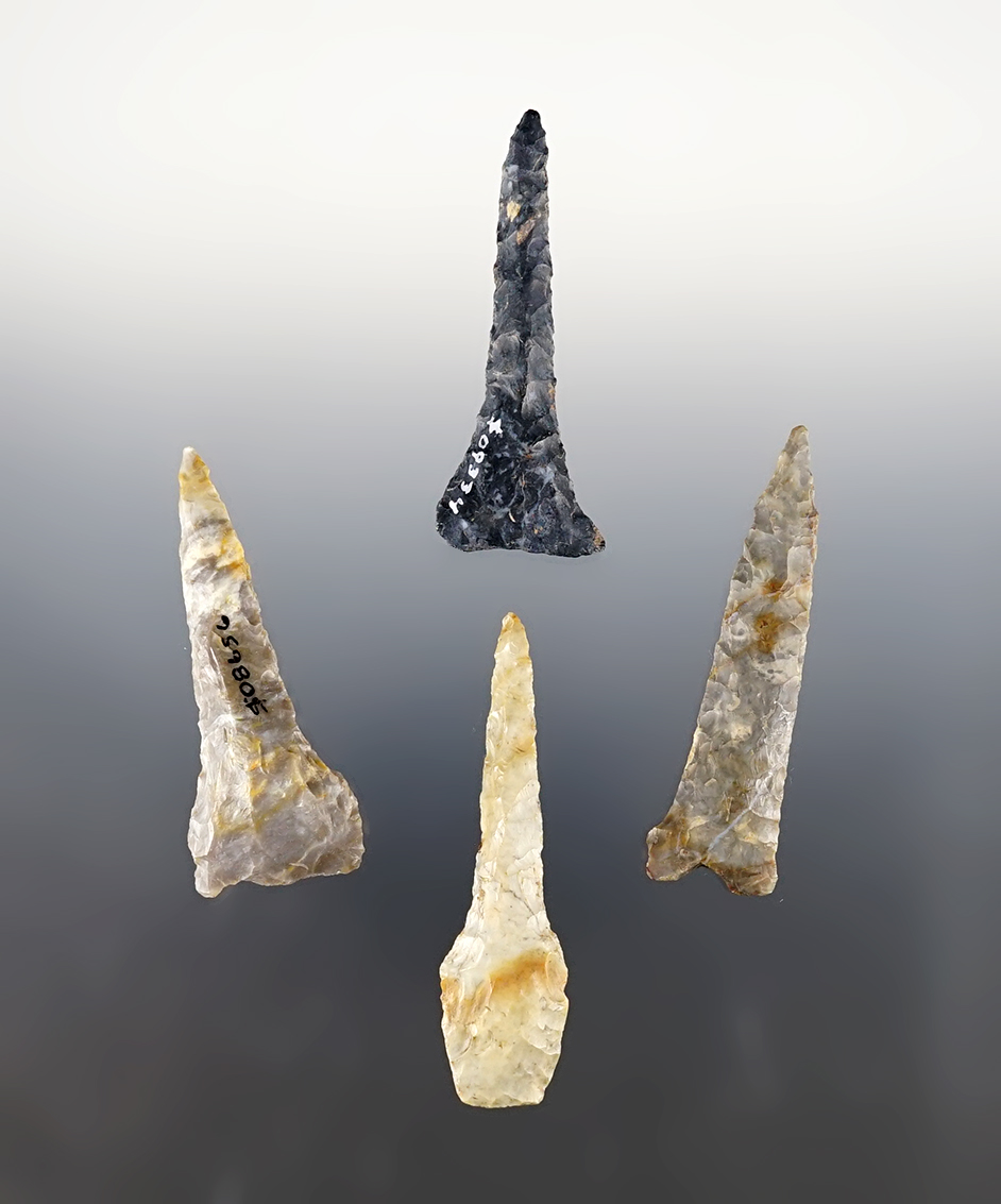 Set of 4 well made Ohio Drills . The largest is 2 11/16".