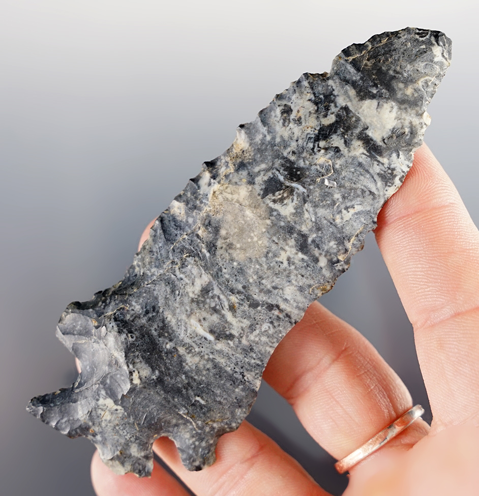 4" Ohio Notch-Base Dovetail made from a beautiful grade of Coshocton Flint.