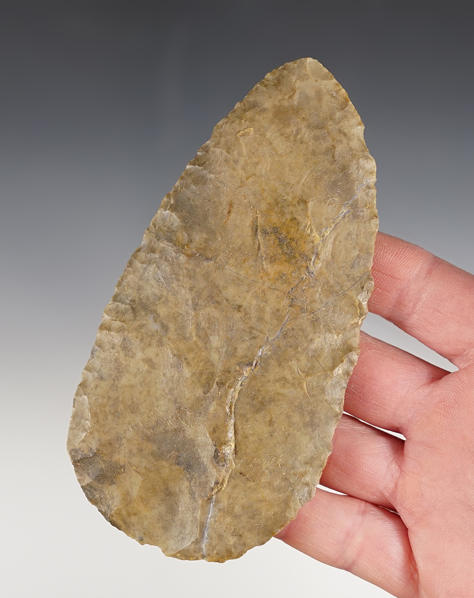 Well patinated 4 3/4" Ohio Knife in nice condition. Ex. Zimmerman collection.