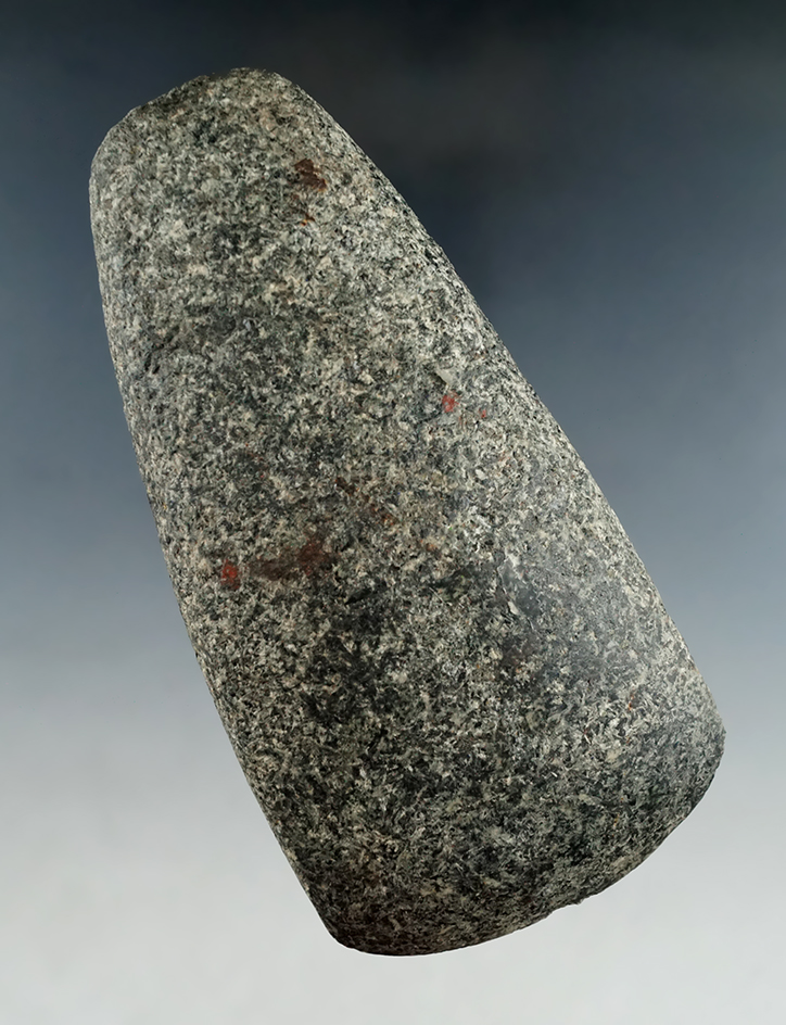 5 3/16" Hardstone Celt found in Ohio, excellent condition.  Ex. Lewis Fueling.