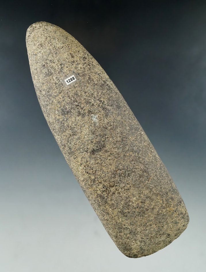 7 3/8" Hardstone Celt found in Montgomery Co., Ohio.
