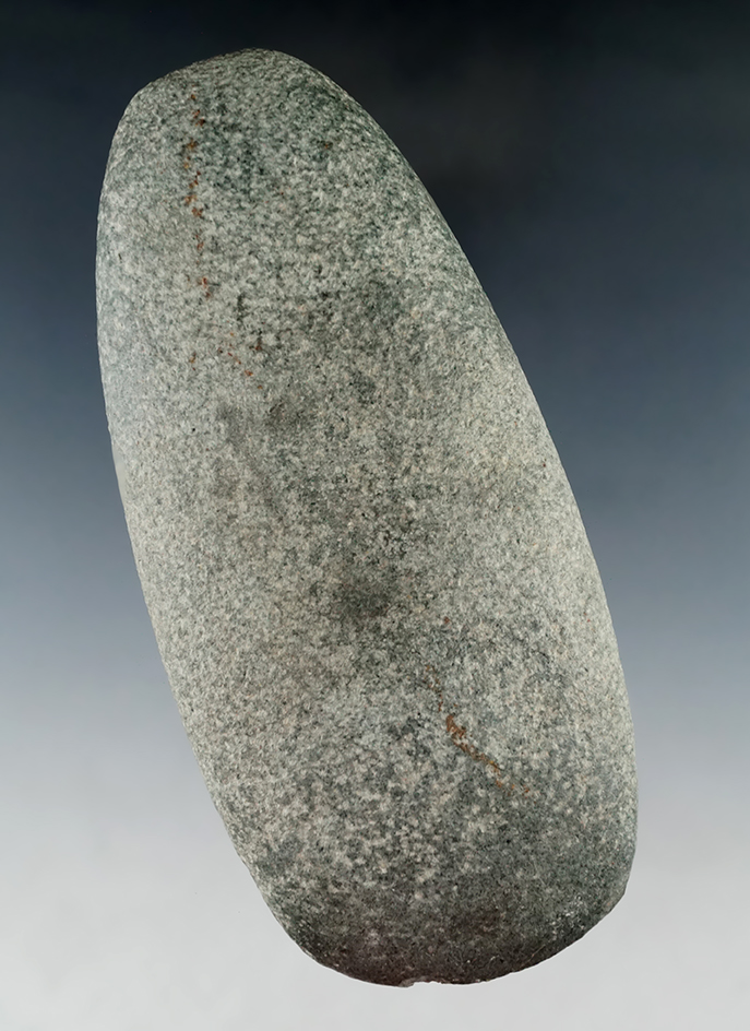 5 5/8" Hardstone Celt found in Miami Co., Ohio. Good use polish to bit.